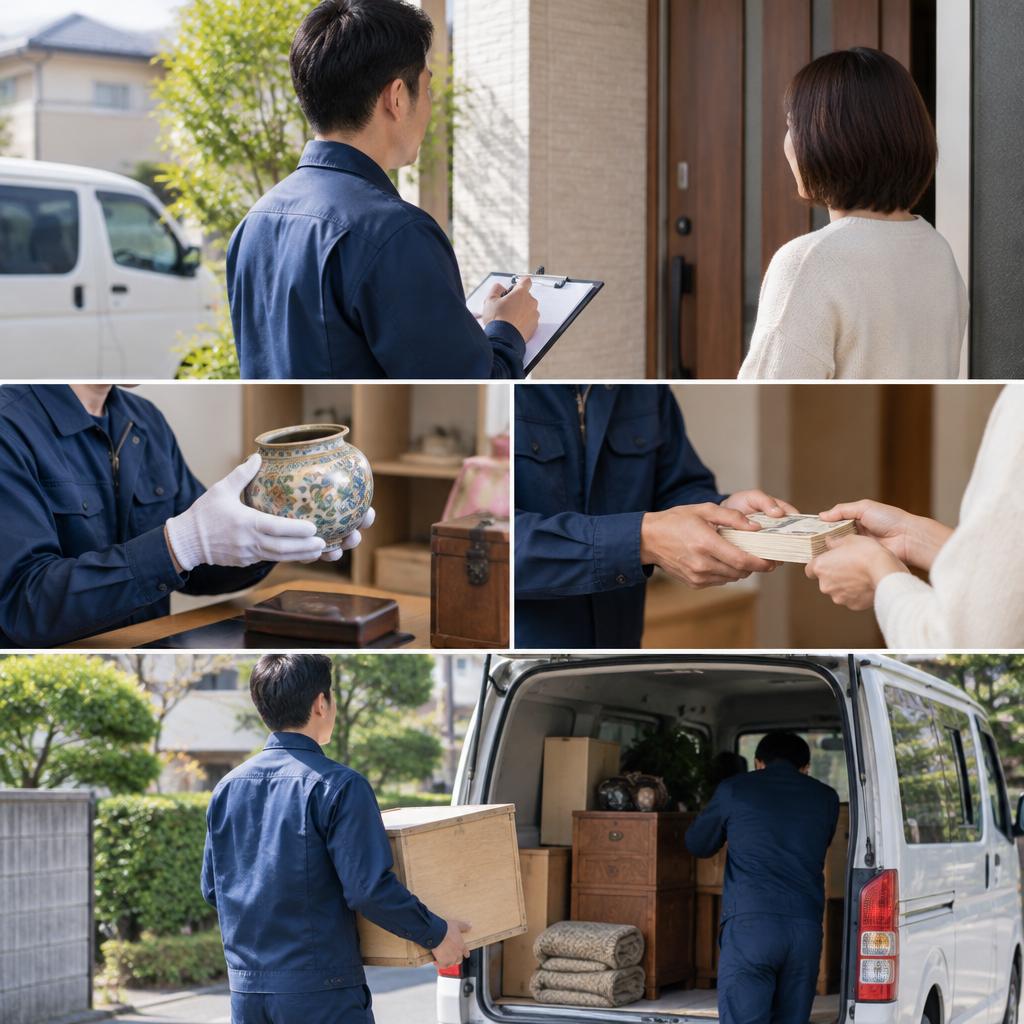 ご自宅・作業場へ出張買取。成立後の回収までおまかせ